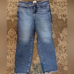 Madewell Stovepipe Leg Denim Jeans in Blue